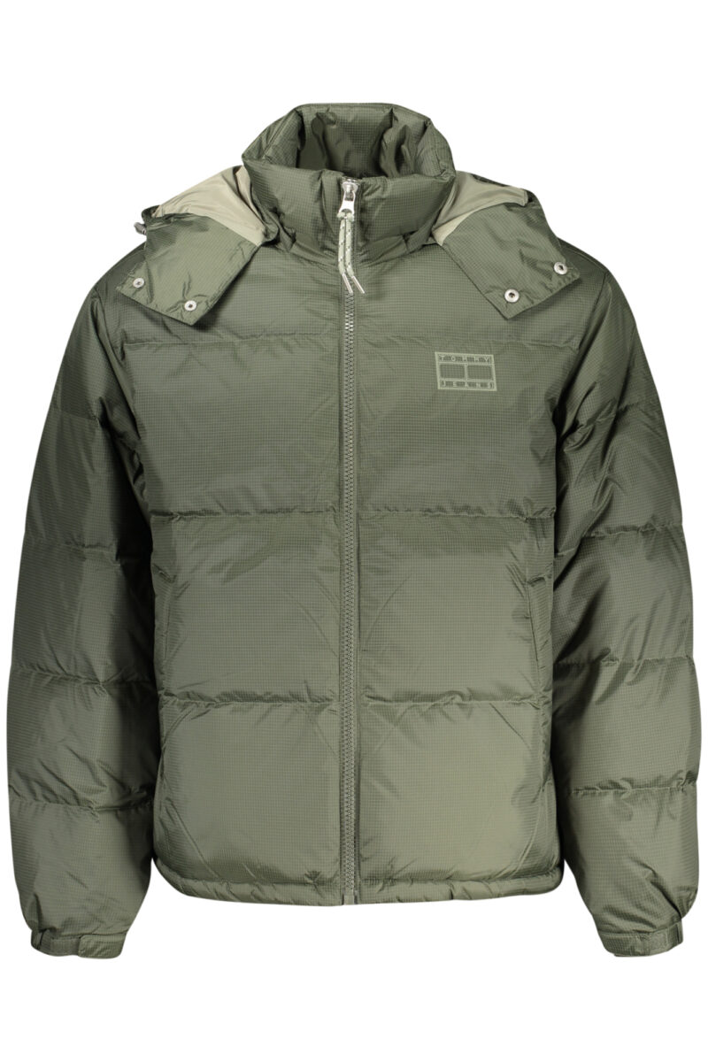 TOMMY HILFIGER PÁNSKÁ BUNDA ZELENÁ