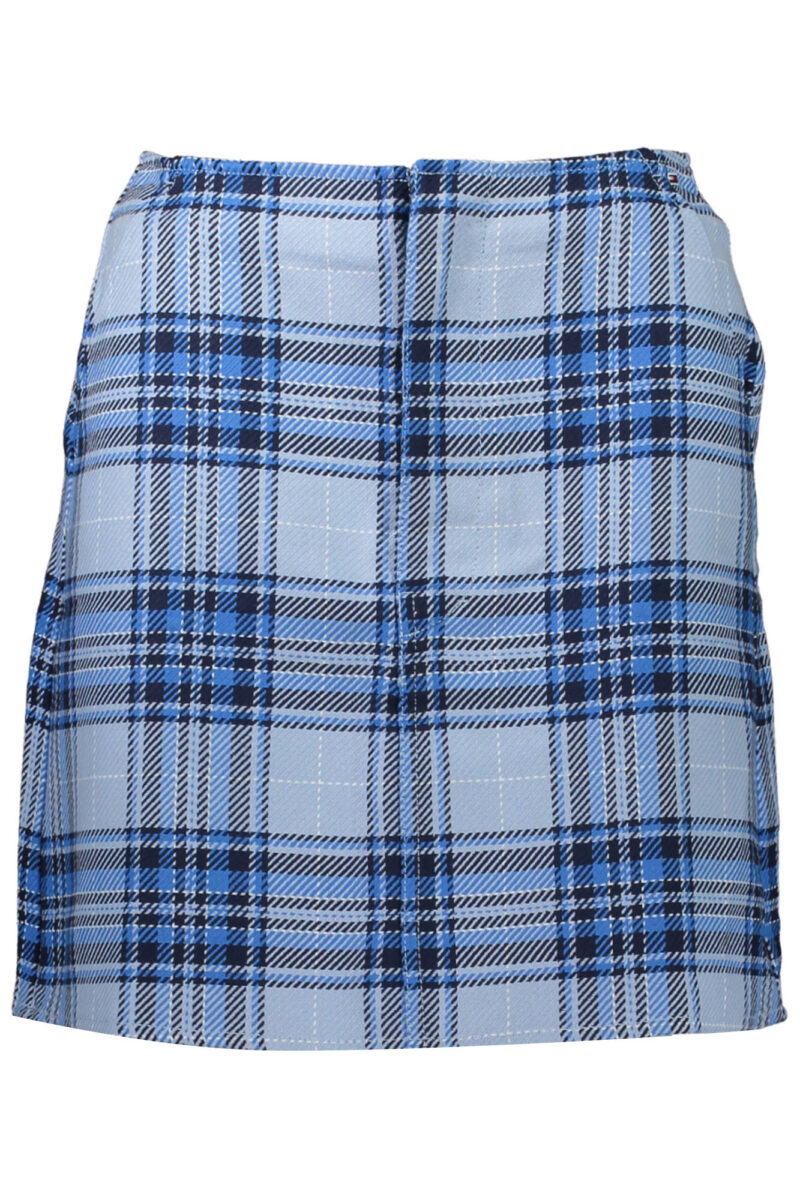 TOMMY HILFIGER DÁMSKÁ SVĚTL MODRÁ KRÁTKÁ SUKNE