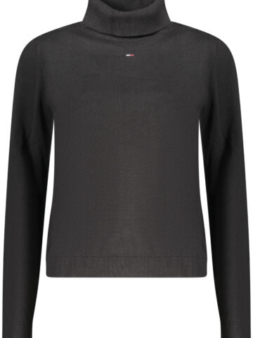 TOMMY HILFIGER Damen Rollkragenpullover Schwarz
