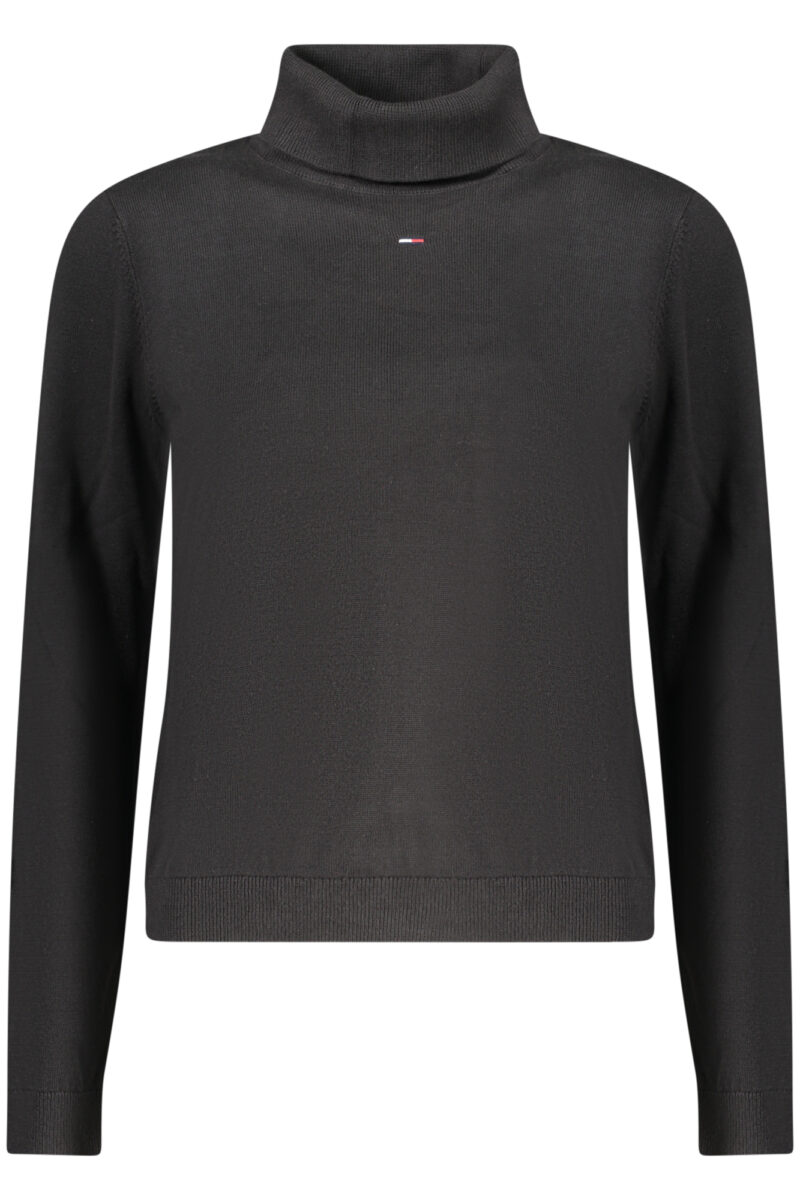 TOMMY HILFIGER Damen Rollkragenpullover Schwarz