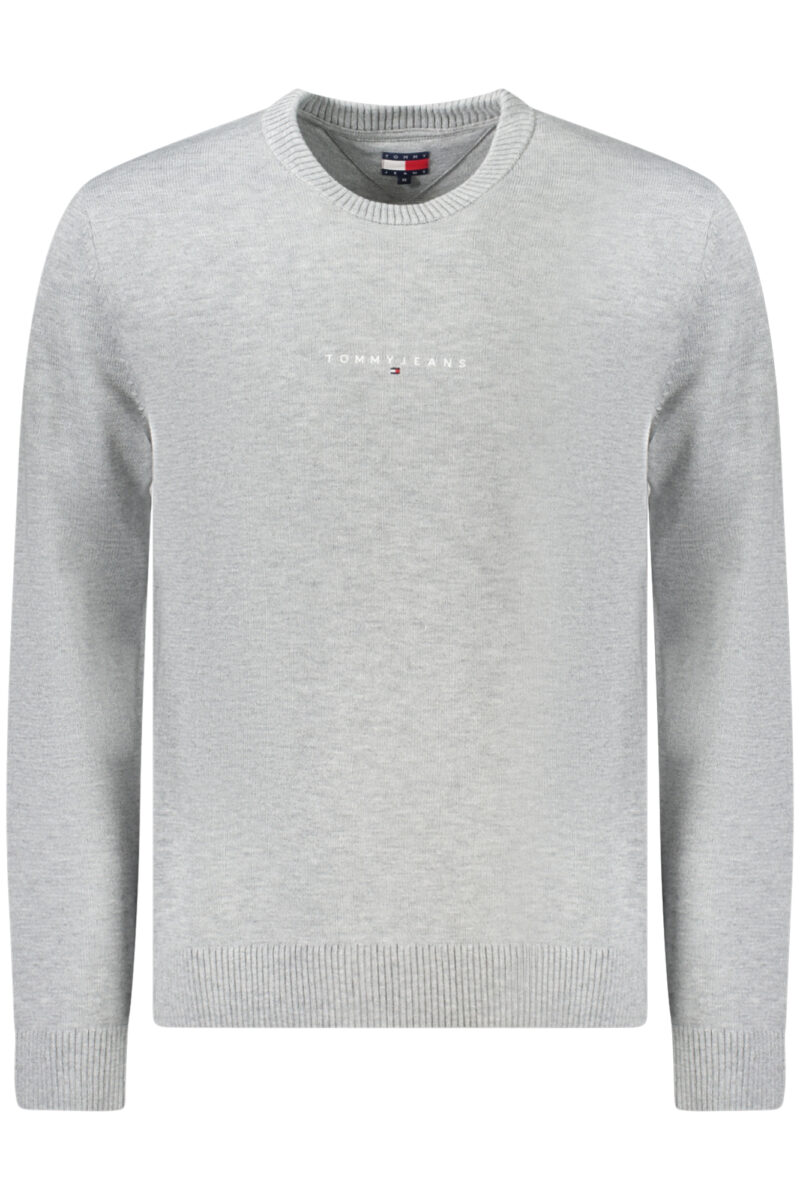 TOMMY HILFIGER PÁNSKÝ SVETR ŠEDÝ