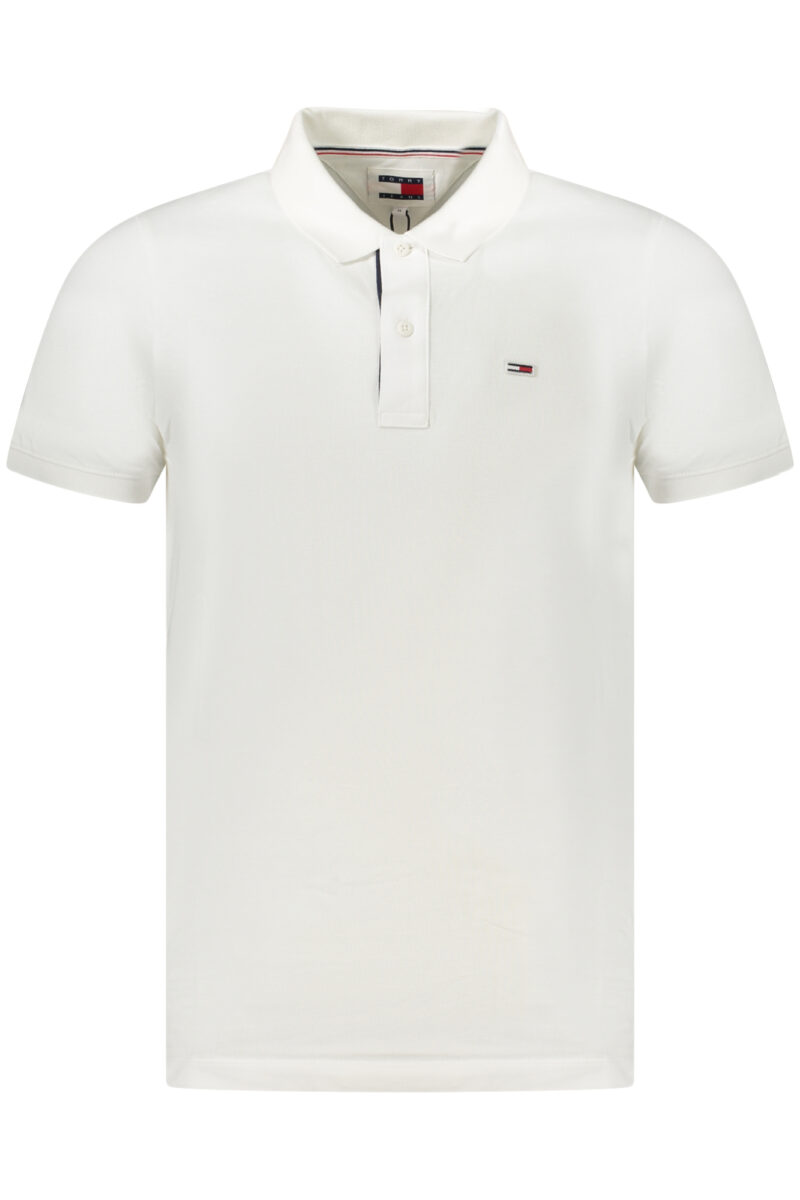 TOMMY HILFIGER PÁNSKÁ POLOKOŠILE S KRÁTKÝM RUKÁVEM BÍLÁ