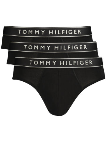 TOMMY HILFIGER PÁNSKÉ SLIPY ČERNÉ