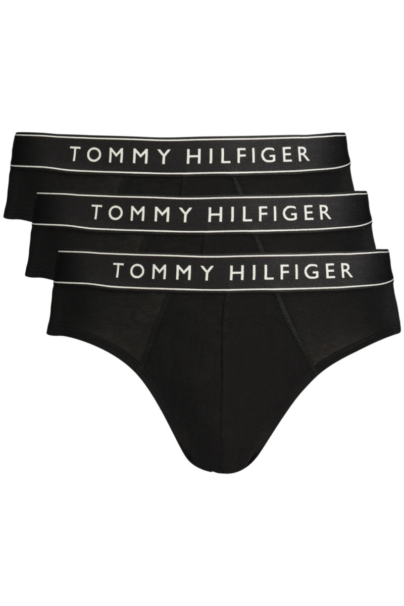 TOMMY HILFIGER PÁNSKÉ SLIPY ČERNÉ
