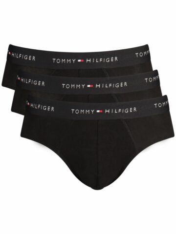 TOMMY HILFIGER PÁNSKÉ SLIPY ČERNÉ