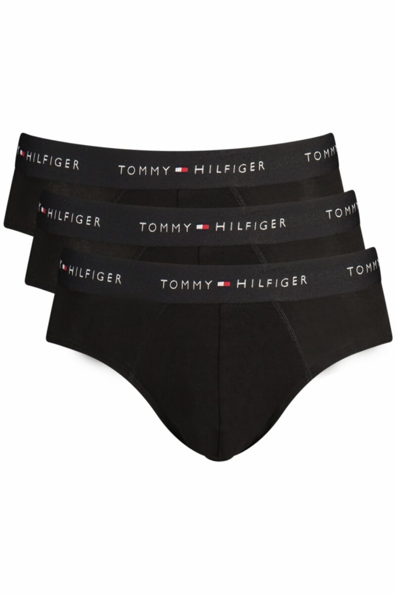 TOMMY HILFIGER PÁNSKÉ SLIPY ČERNÉ