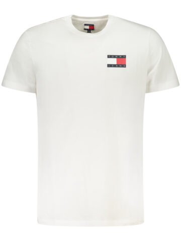 TOMMY HILFIGER PÁNSKÉ TRIČKO S KRÁTKÝM RUKÁVEM BÍLÉ
