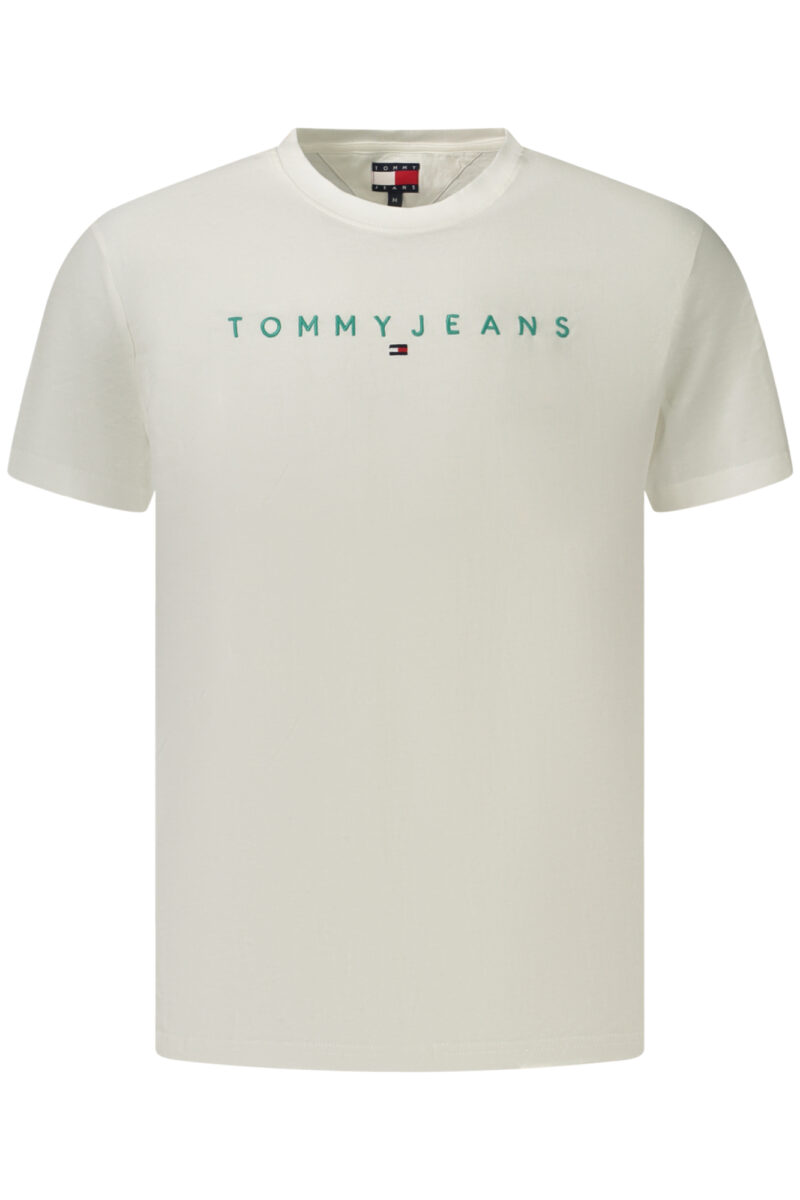 TOMMY HILFIGER PÁNSKÉ TRIČKO S KRÁTKÝM RUKÁVEM BÍLÉ