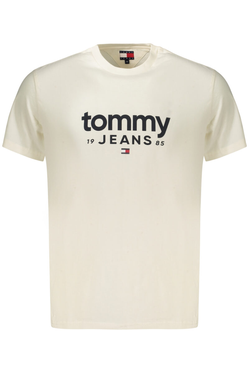 TOMMY HILFIGER PÁNSKÉ TRIČKO S KRÁTKÝM RUKÁVEM BÍLÉ