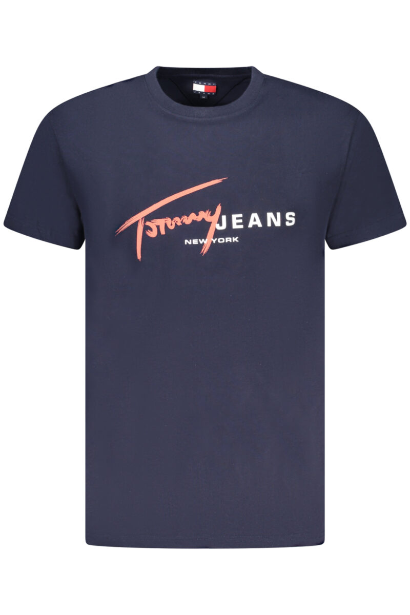 TOMMY HILFIGER PÁNSKÉ TRIČKO S KRÁTKÝM RUKÁVEM MODRÉ