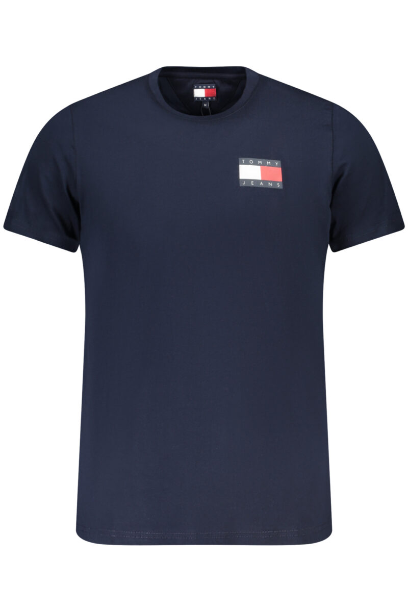 TOMMY HILFIGER PÁNSKÉ TRIČKO S KRÁTKÝM RUKÁVEM MODRÉ