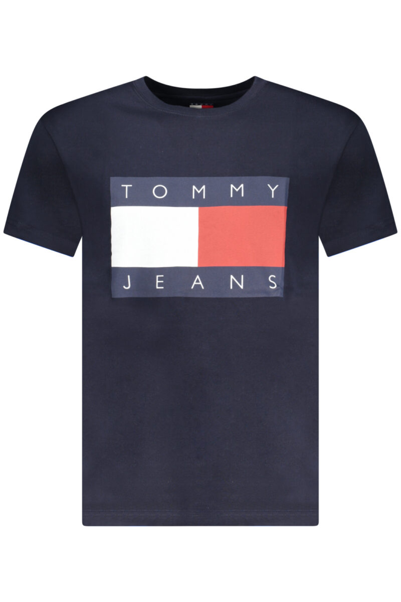 TOMMY HILFIGER PÁNSKÉ TRIČKO S KRÁTKÝM RUKÁVEM MODRÉ