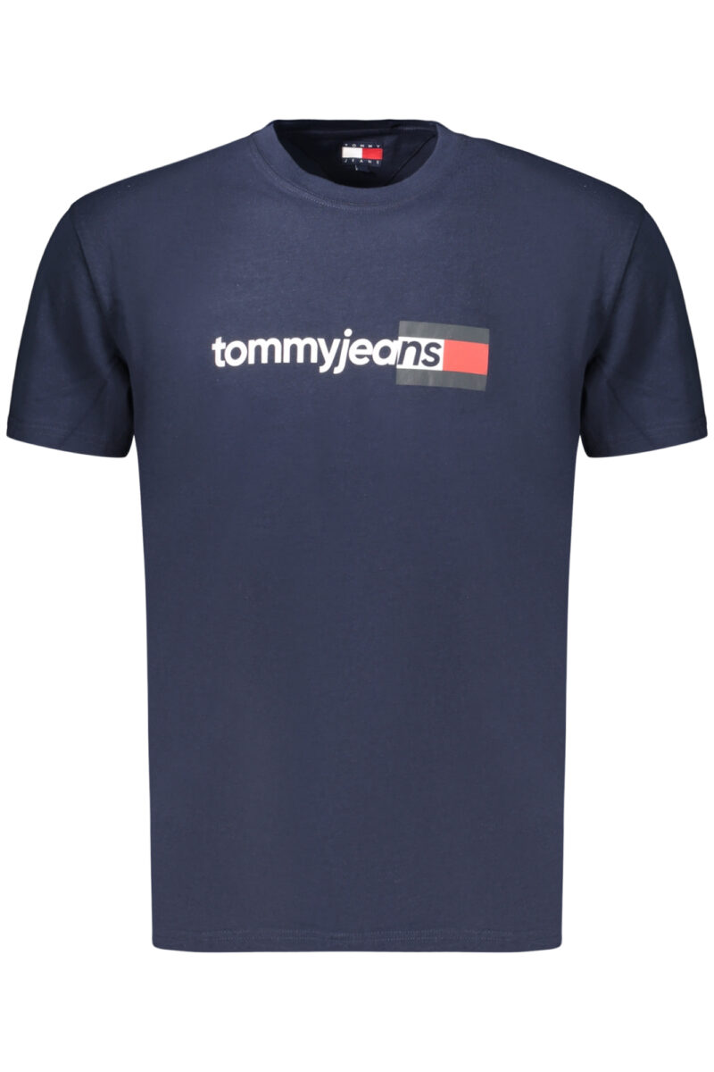 TOMMY HILFIGER PÁNSKÉ TRIČKO S KRÁTKÝM RUKÁVEM MODRÉ