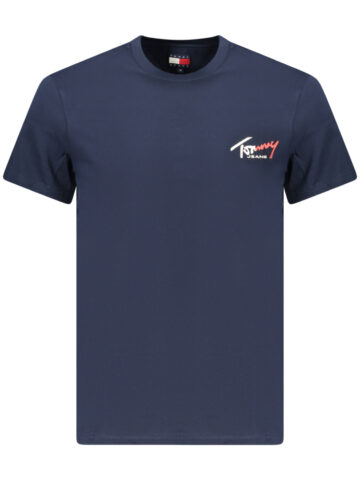 TOMMY HILFIGER PÁNSKÉ TRIČKO S KRÁTKÝM RUKÁVEM MODRÉ