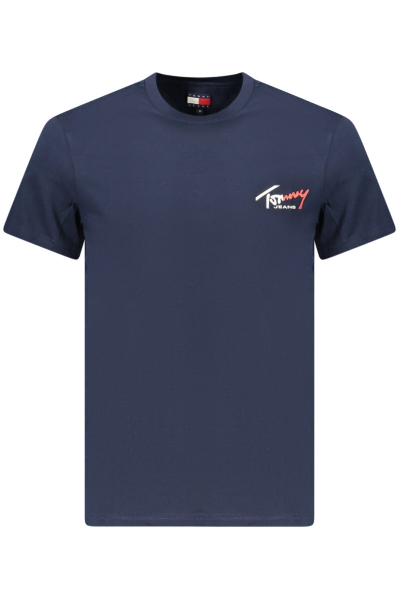 TOMMY HILFIGER PÁNSKÉ TRIČKO S KRÁTKÝM RUKÁVEM MODRÉ