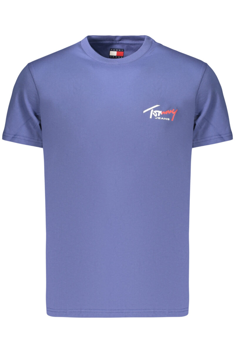 TOMMY HILFIGER PÁNSKÉ TRIČKO S KRÁTKÝM RUKÁVEM MODRÉ