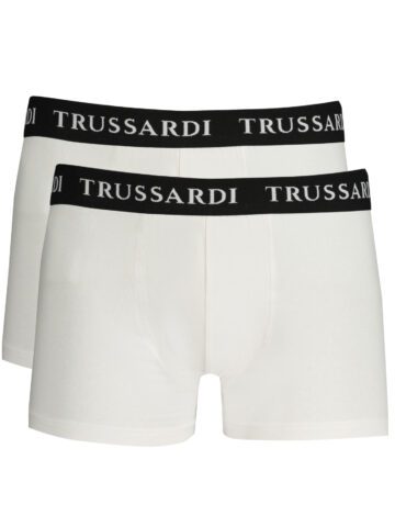 TRUSSARDI PÁNSKÉ BOXERKY BÍLÉ