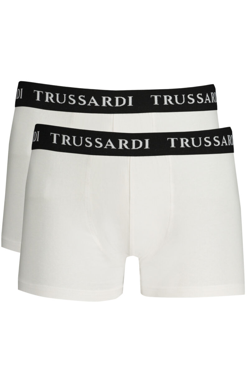 TRUSSARDI PÁNSKÉ BOXERKY BÍLÉ