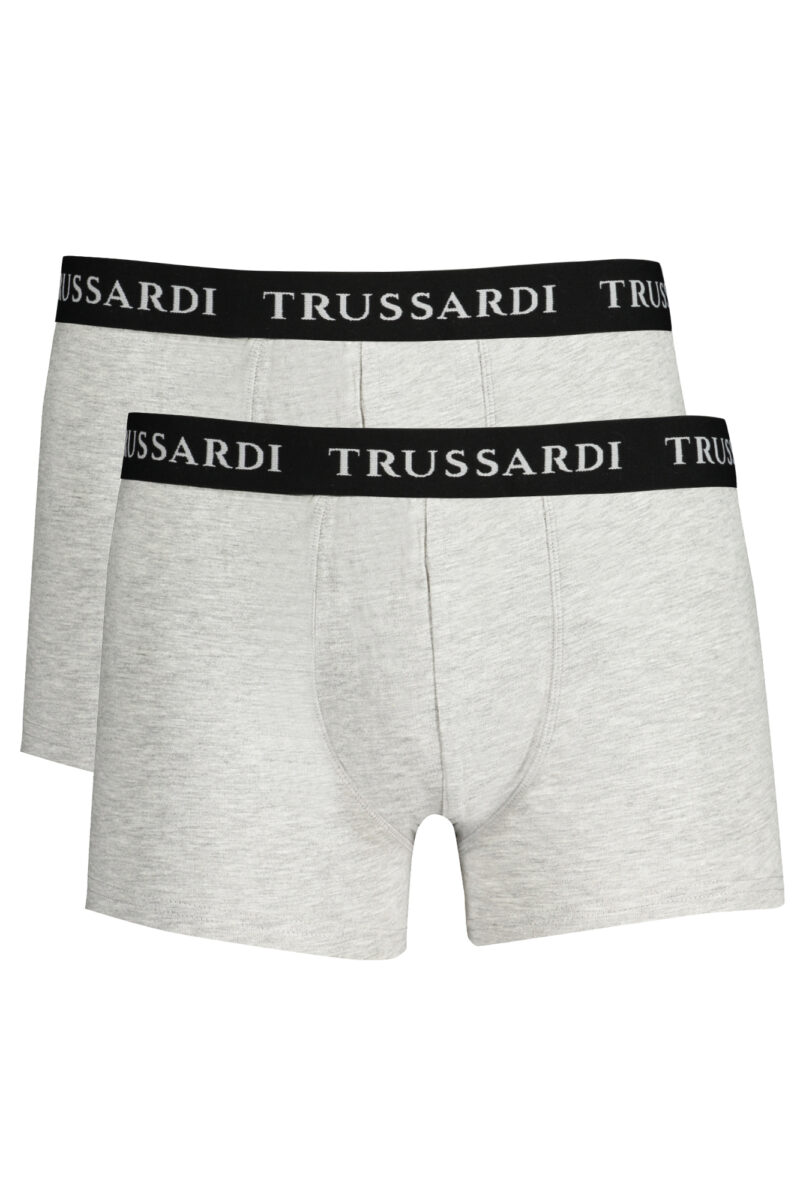 TRUSSARDI PÁNSKÉ BOXERKY ŠEDÉ