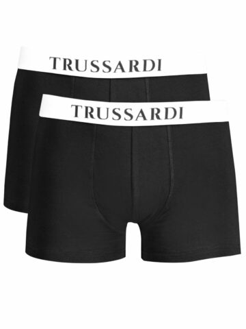 TRUSSARDI PÁNSKÉ BOXERKY ČERNÉ
