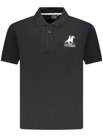US GRAND POLO S KRÁTKÝM RUKÁVEM PÁNSKÉ ČERNÉ