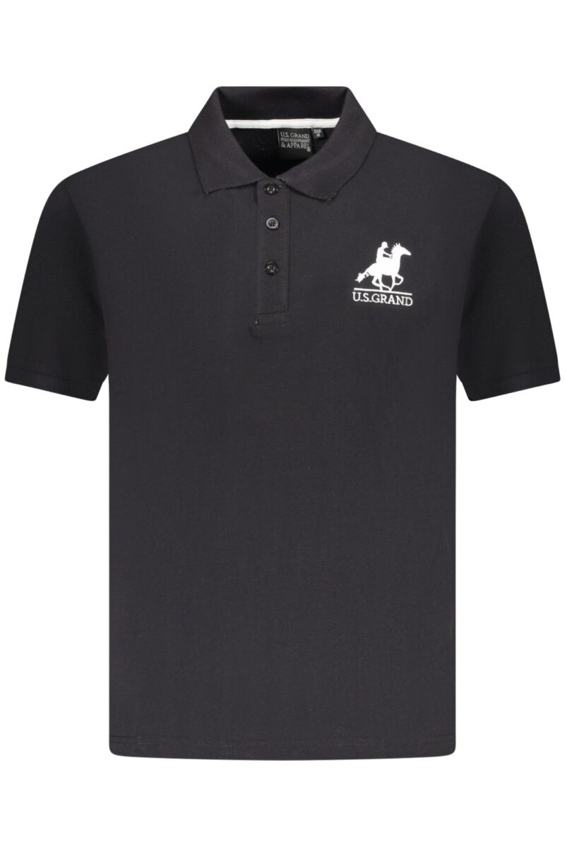 US GRAND POLO S KRÁTKÝM RUKÁVEM PÁNSKÉ ČERNÉ