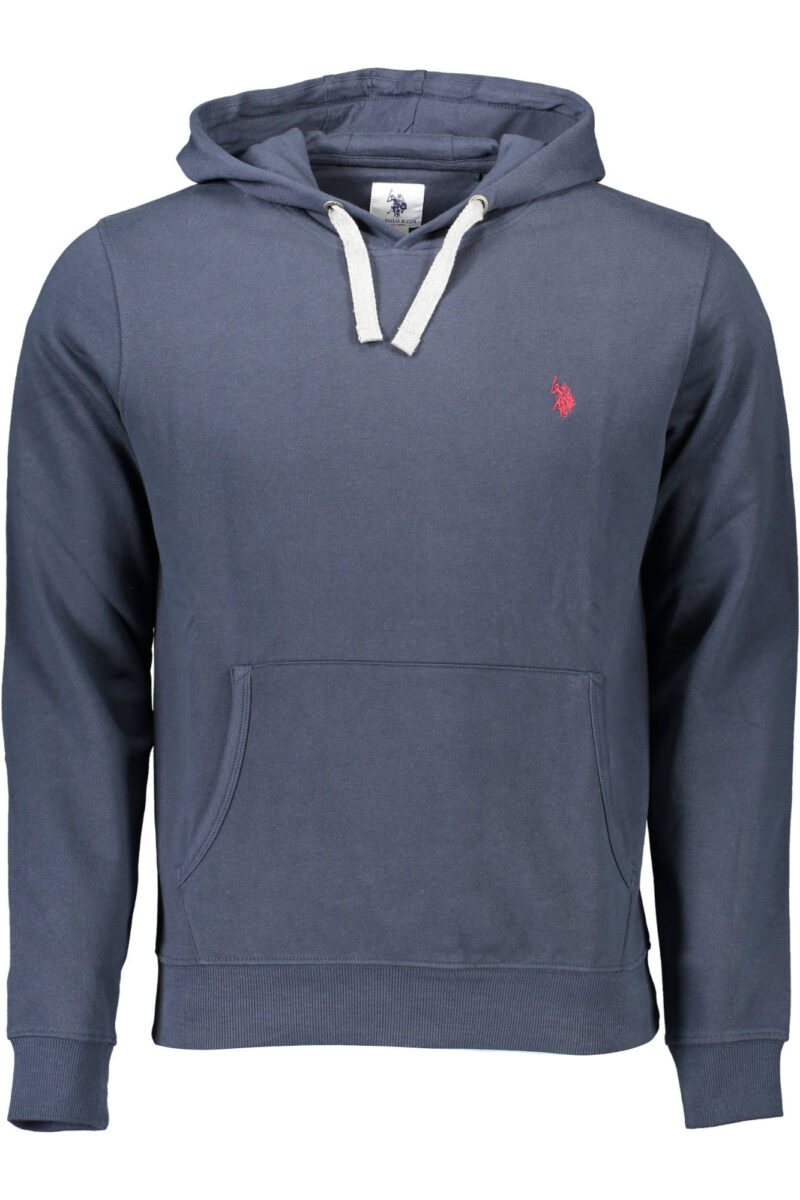 U.S. POLO ASSN. PÁNSKÁ MODRÁ MIKINA S ZIPEM