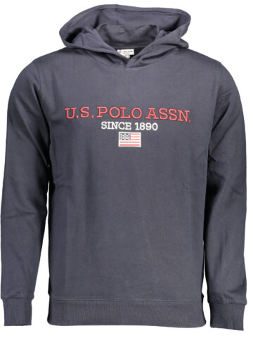 US POLO ASSN. PÁNSKÁ MODRÁ MIKINA BEZ ZIPU
