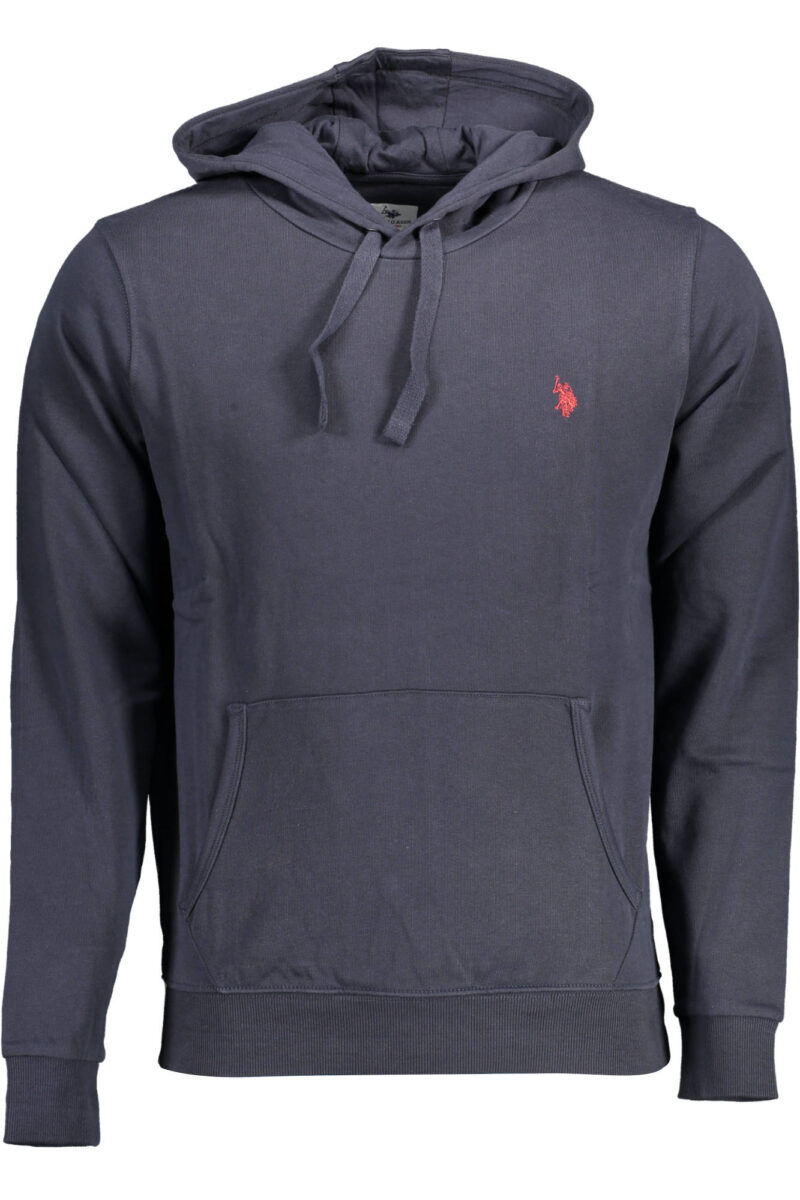 U.S. POLO ASSN. PÁNSKÁ MODRÁ MIKINA BEZ ZIPU