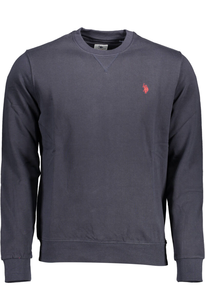 US POLO ASSN. PÁNSKÁ MODRÁ MIKINA BEZ ZIPU