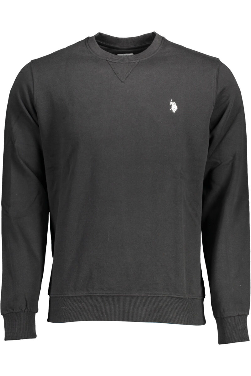 U.S. POLO ASSN. PÁNSKÁ ČERNÁ MIKINA BEZ ZIPU