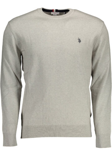 US POLO ASSN. PÁNSKÉ ŠEDÉ TRIČKO