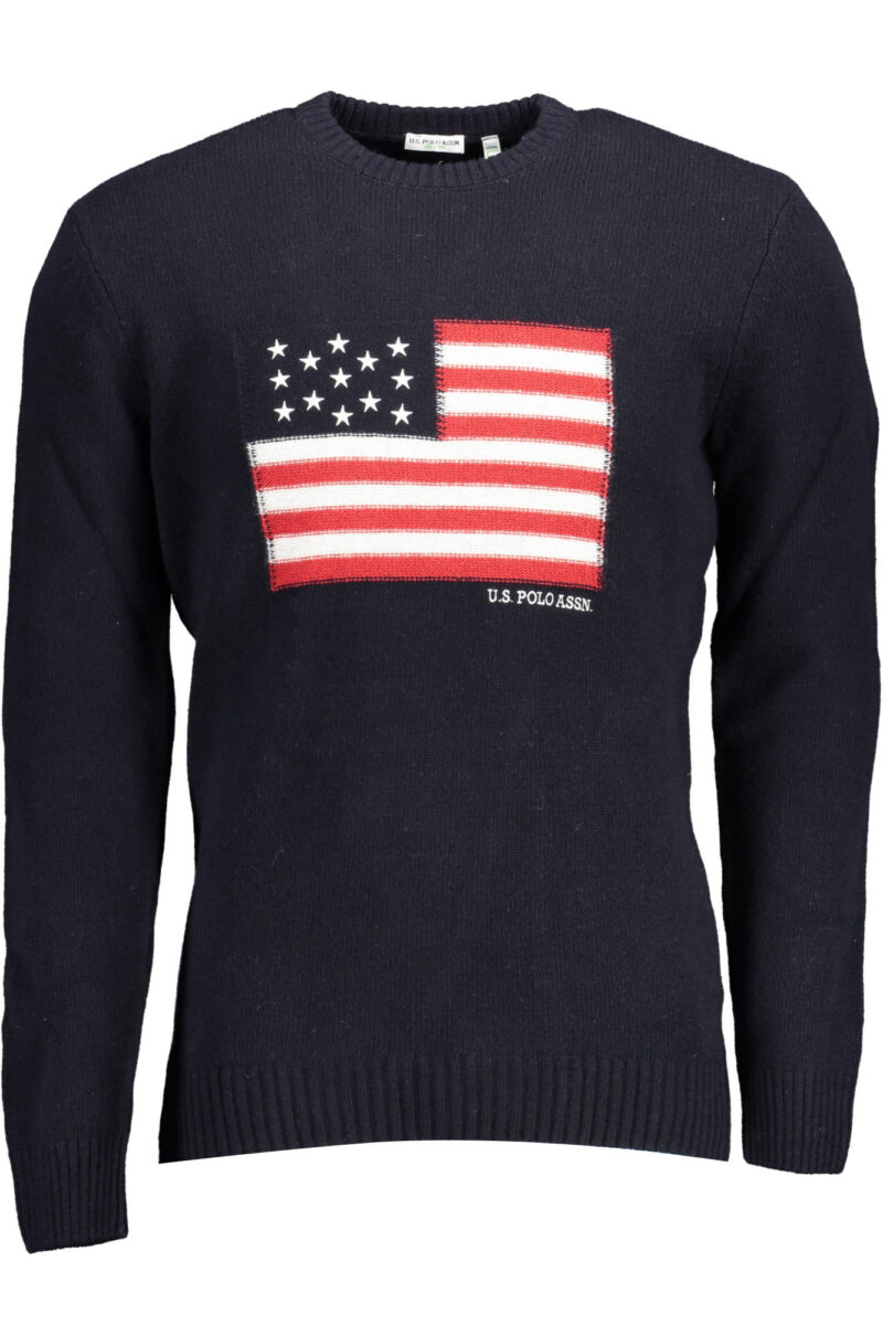 US POLO ASSN. PÁNSKÝ MODRÝ SVETR