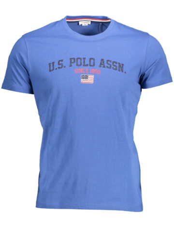 US POLO ASSN. PÁNSKÉ TRIČKO S KRÁTKÝM RUKÁVEM MODRÉ