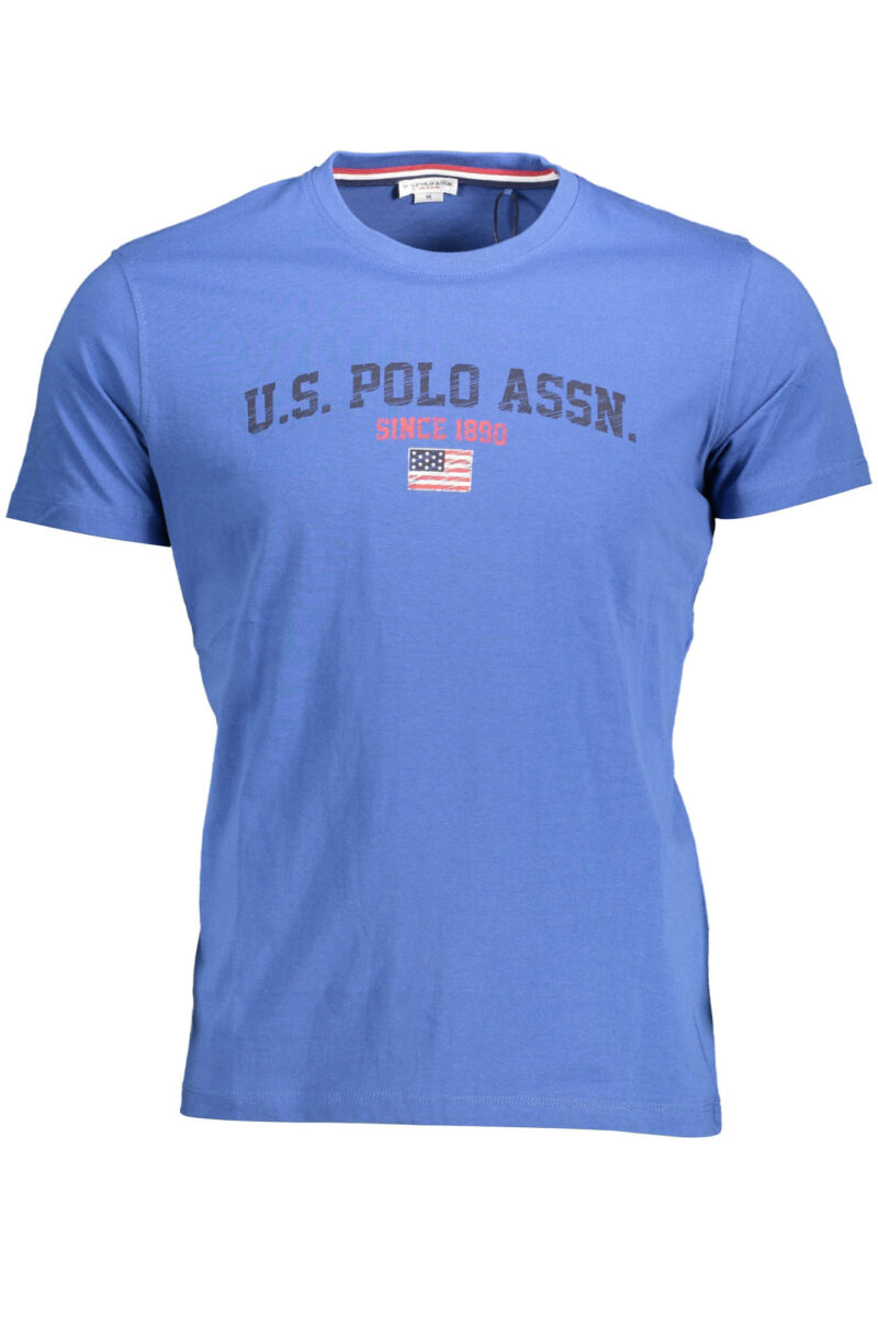 US POLO ASSN. PÁNSKÉ TRIČKO S KRÁTKÝM RUKÁVEM MODRÉ