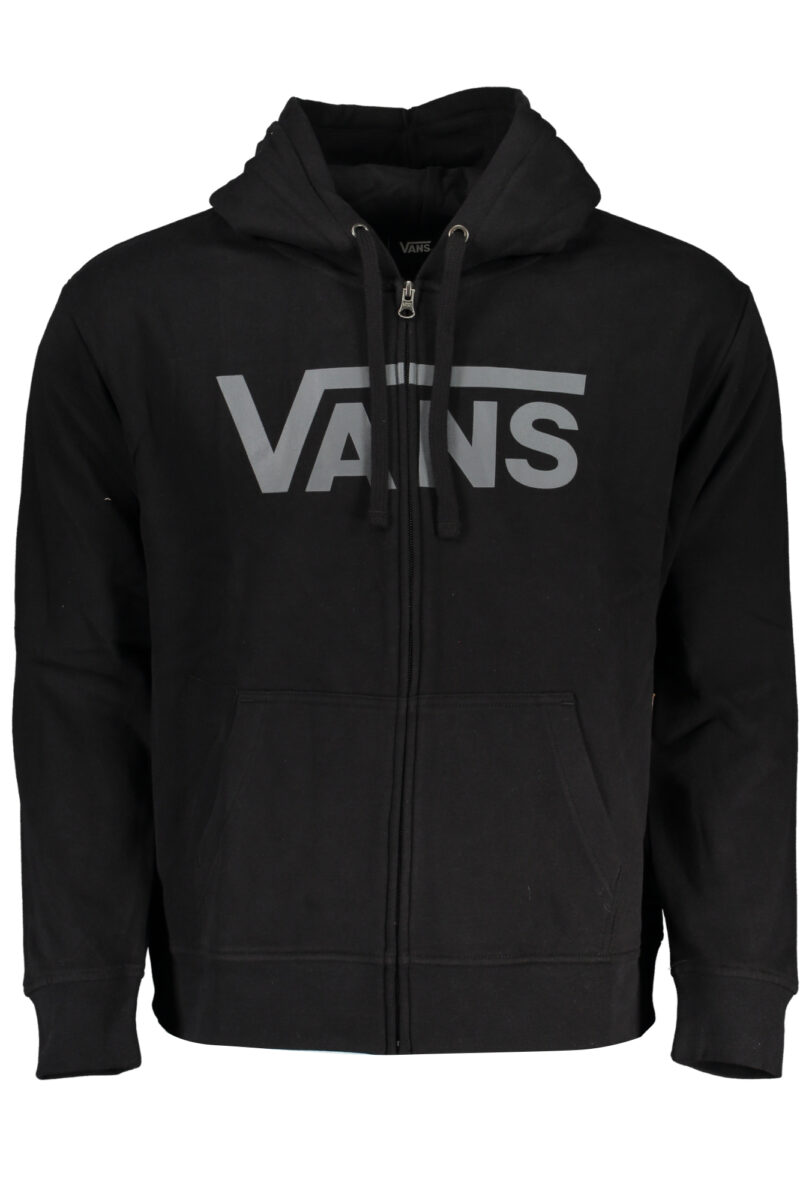 VANS PÁNSKÁ MIKINA NA ZIP ČERNÁ