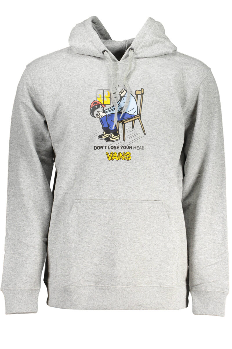 VANS PÁNSKÁ MIKINA BEZ ZIPU ŠEDÁ