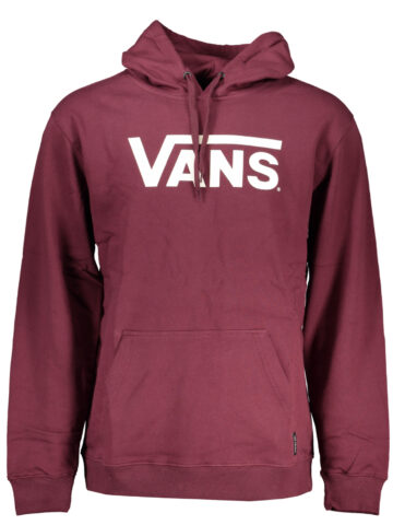VANS PÁNSKÁ MIKINA BEZ ZIPU ČERVENÁ