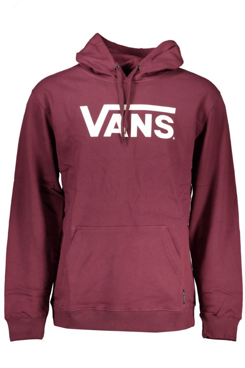 VANS PÁNSKÁ MIKINA BEZ ZIPU ČERVENÁ