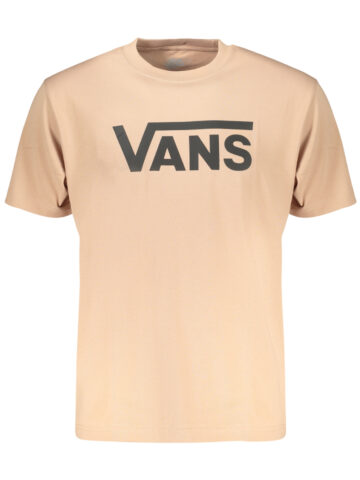 VANS PÁNSKÉ TRIČKO S KRÁTKÝM RUKÁVEM HNĚDÉ