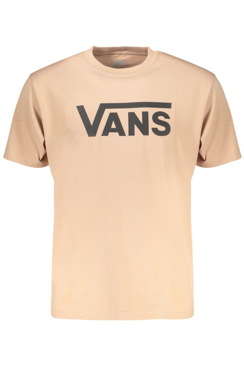 VANS PÁNSKÉ TRIČKO S KRÁTKÝM RUKÁVEM HNĚDÉ