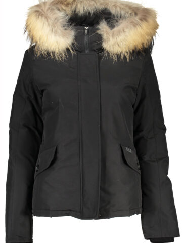 WOOLRICH DÁMSKÁ BUNDA ČERNÁ