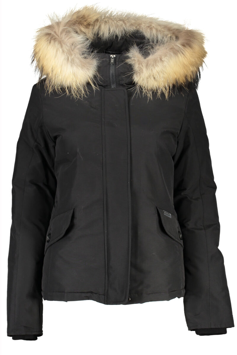 WOOLRICH DÁMSKÁ BUNDA ČERNÁ