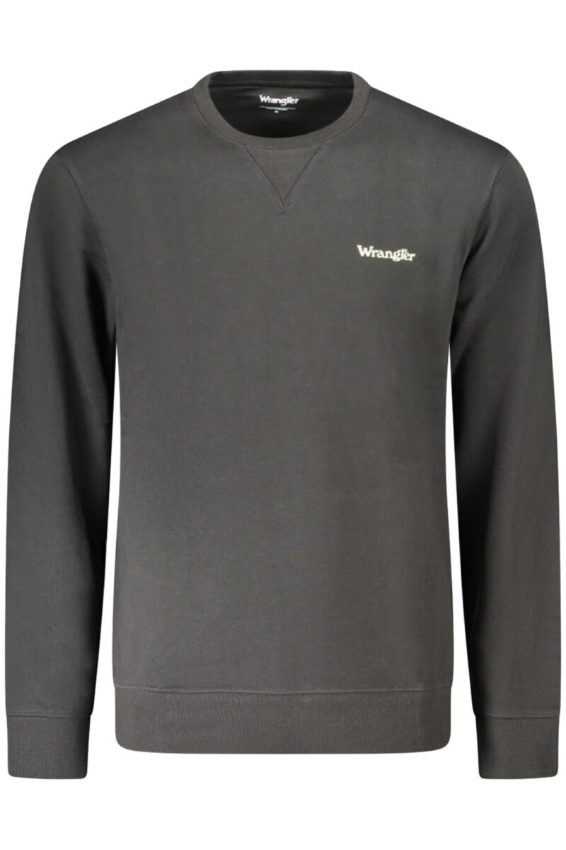 WRANGLER PÁNSKÁ MIKINA BEZ ZIPU ČERNÁ