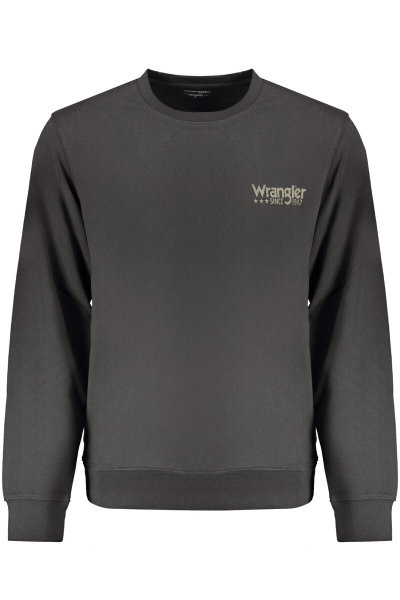 WRANGLER PÁNSKÁ MIKINA BEZ ZIPU ČERNÁ