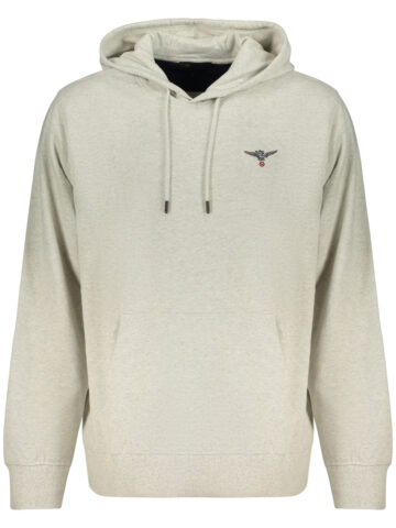 MILITARY ACADEMY Herren Sweatshirt mit Reißverschluss Grau