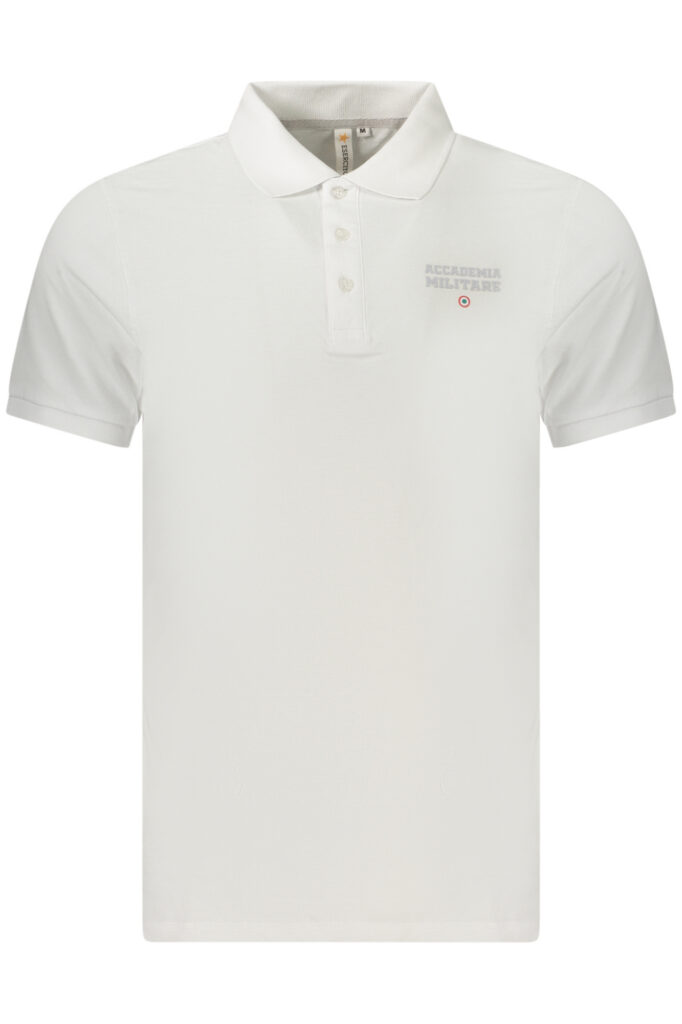 MILITARY ACADEMY MEN'S SHORT-SLEEVED POLO SHIRT, WHITE S6S6735584_BI001
