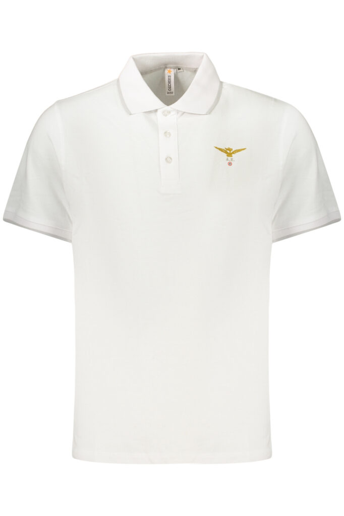 MILITARY ACADEMY MEN'S SHORT-SLEEVED POLO SHIRT, WHITE S6S6745584_BI001