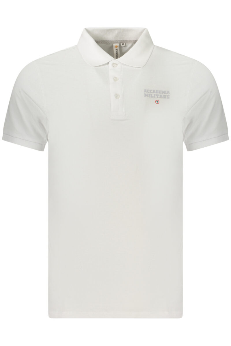 MILITARY ACADEMY Herren Poloshirt Weiß kurzarm