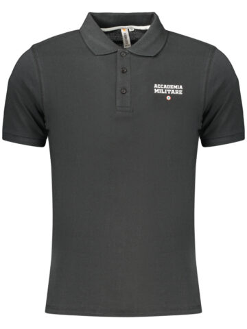 MILITARY ACADEMY MEN'S BLACK SHORT-SLEEVE POLO SHIRT S6S6735584_NE002